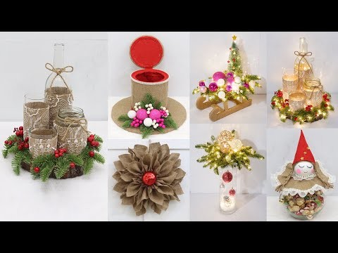 8 Jute craft Christmas decorations ideas 2022 | Christmas decoration