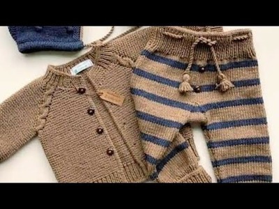 Beautiful Woollen Hand Knitting Kid's Sweater Design