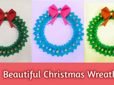 Christmas Craft.Christmas  Wreath.DIY- Christmas Wreath Making.Christmas Decoration Ideas #shorts