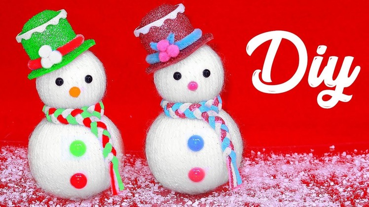 Christmas ideas - DIY Snowman as Home decor or Christmas Tree Decoration