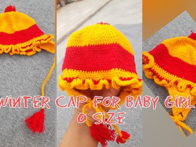 Crochet Baby Hat With Ear flaps Easy Baby Benie #Shorts
