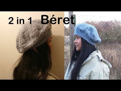 Crochet Beret Tutorial Quick & Easy Step By step