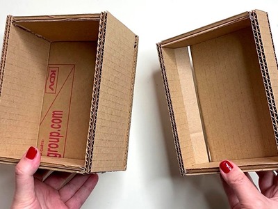 DIY How to make an amazing box | Craft idea from cardboard and paper