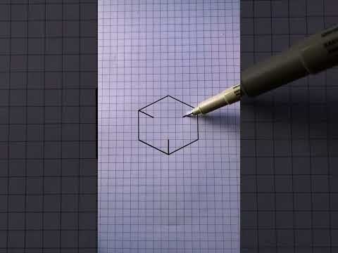 Draw 3D Shapes   Exercises for Beginners #shorts #3d #drawing # 289