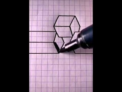Draw 3D Shapes   Exercises for Beginners #shorts #3d #drawing # 331