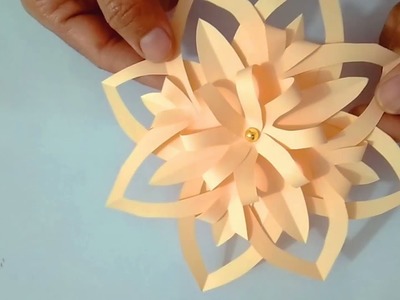 Easy paper Flower||How to make paper Flower making||diy paper flower making