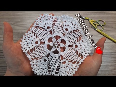 FANTASTIC VERY BEAUTIFUL FLOWER Crochet Pattern Knitting Online Tutorial for beginners Tığ işi örgü
