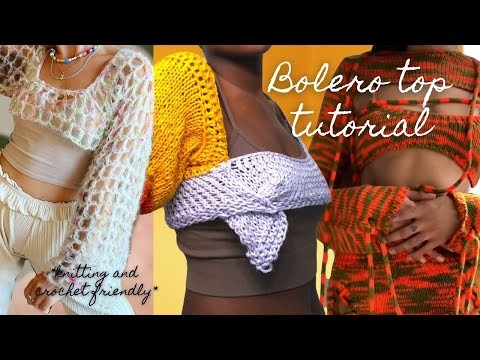 How to knit a Bolero Top *beginner*