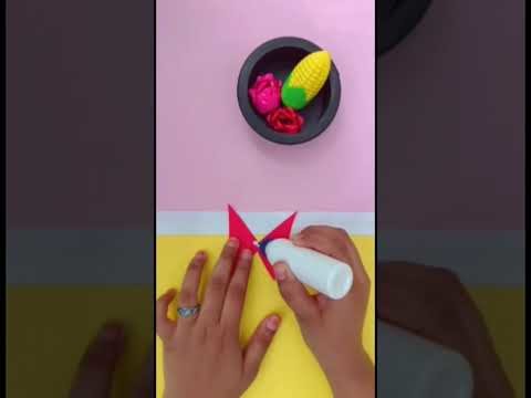 How to make a bow with paper||diy crafts||origami paper||????MINIPIE CRAFTS ????#shorts