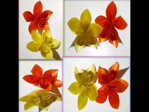 How to make beautiful Kusudama Paper Flower ???? ! Easy Origami Kusudama Making ! DIY - Paper Crafts