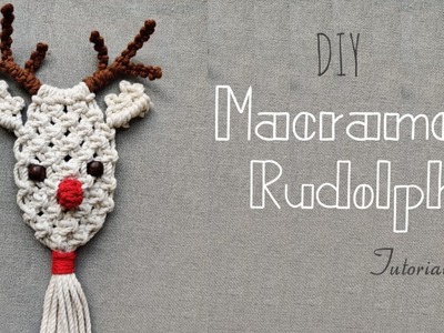 How To Make Macrame Rudolph | Step by Step Tutorial | Christmas Decorations