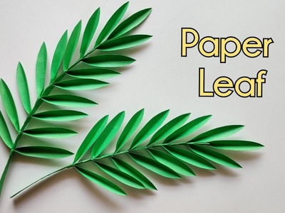How to Make Paper Leaf || DIY Leaf || Easy Craft || Paper Craft ||