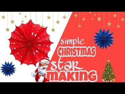 How to make simple and easy paper star | Christmas star | DIY origami paper star