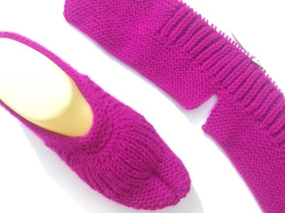 Knitting Thumb Socks , Shoes , Slippers , Boots. Knitting Ladies Thumb Socks