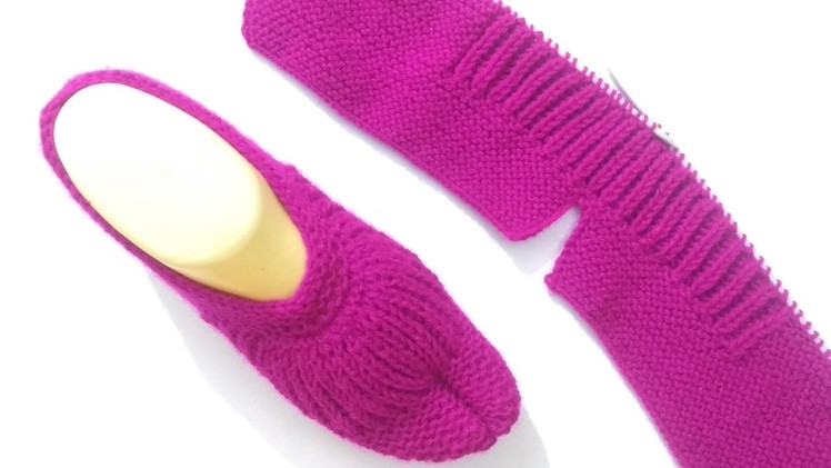 Knitting Thumb Socks , Shoes , Slippers , Boots. Knitting Ladies Thumb Socks