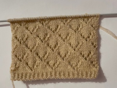 Lace Stitch Pattern For Ladies Sweater