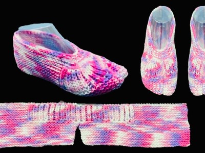 New Knitting Pattern.Design For Ladies Socks.Shoes.Jurab.Ladies Booties # 177 Anguthe Wali Socks