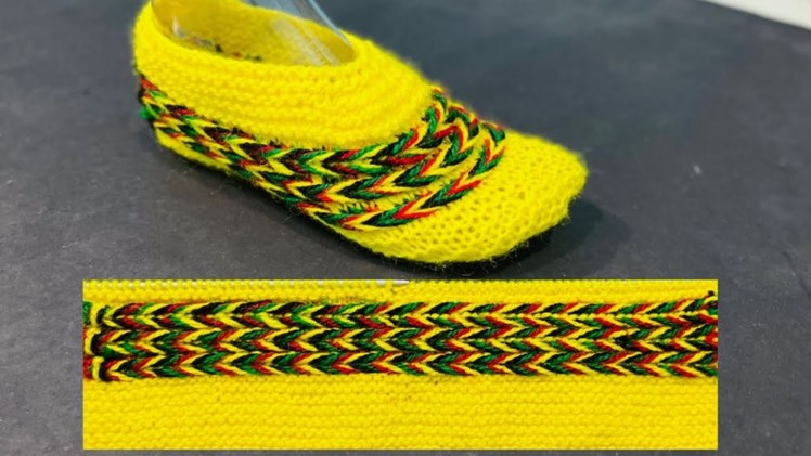 New Knitting Pattern.Design For Ladies Socks.Jurab.Jutti.Slipper.Ladies Booties # 217