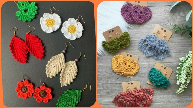 Outclass Free Crochet Earrings Pattern - New classy handmade CROCHET earrings Designs ideas