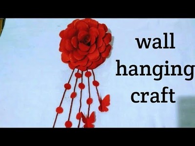 Rose wall hanging craft.paper craft.wall hanging craft.Ashi's dream