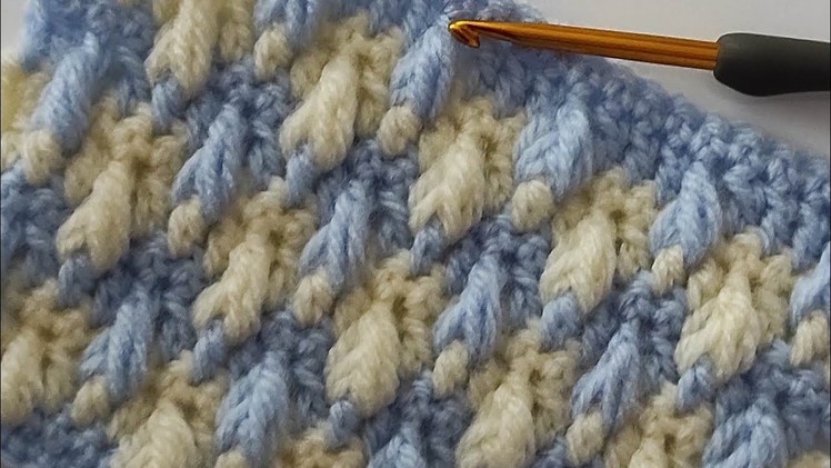 Super easy crochet baby blanket pattern for beginners ~ Crochet Blanket knitting pattern