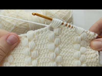 Very easy tunisian crochet blanket model.tunus işi battaniye modeli