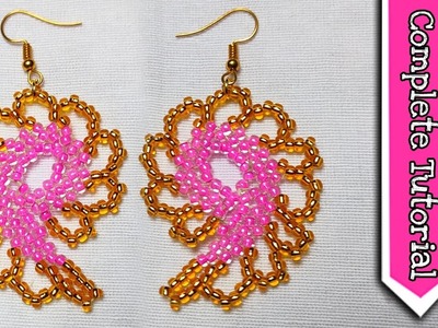 Beads earrings tutorial