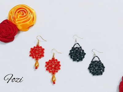 Beautiful earrings tutorial ???? #beadwork #beading