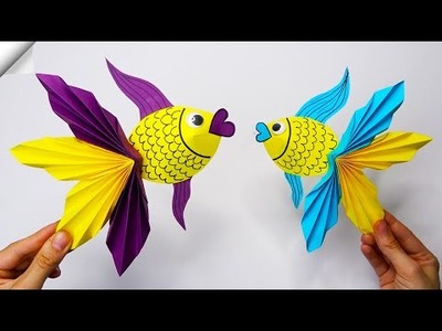 Cute FISH | DIY Moving Paper FISH | Easy Paper Crafts