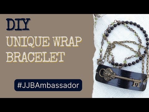 DIY Unique Wrap Bracelet :: Jewelry Making Tutorial