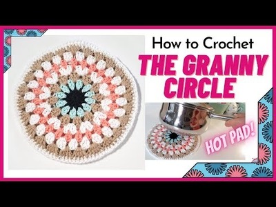 How to Crochet a Granny Circle .  SS202