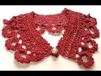 How to crochet a simple collar
