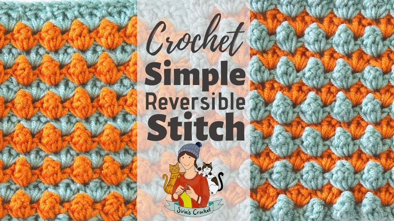 How To Crochet A Simple Stitch. Ideal For Blankets. Shawls