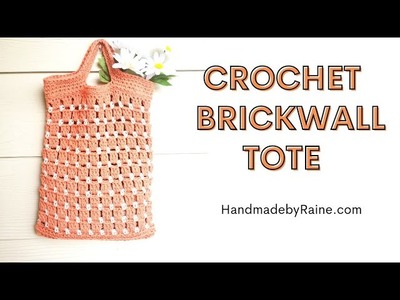 How to crochet Brickwall Tote ????
