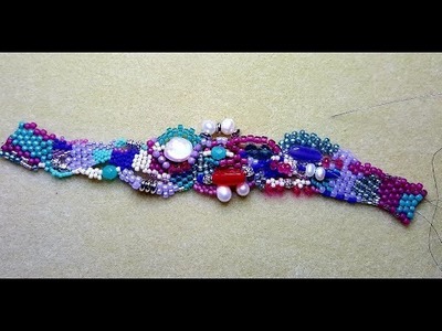 HOW TO: Final PART 3: make a Freeform Peyote Beaded Bracelet