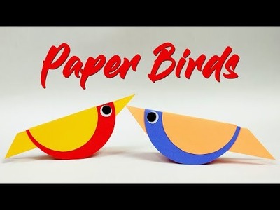 How to Make Paper Bird | Paper Bird Craft | Craft Train