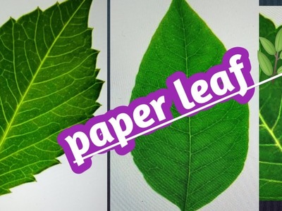 How to make paper leaf.paper leaf tutorial.paper leaf craft.leaf.#shorts #viralshorts#village@craft#