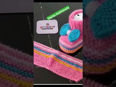 Knitting Baby Booties - Bebek Patik Modelleri