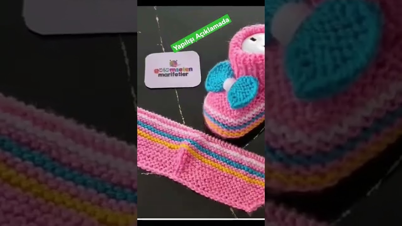 Knitting Baby Booties - Bebek Patik Modelleri