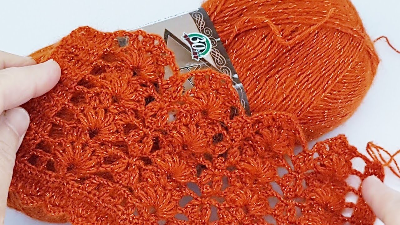 PERFECT????????Very Easy Knitting Crochet, Shawl, Runner ,Blouse and Sweater Pattern Tutorial Tığ İşi