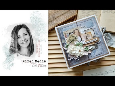 Scrapbooking album with Mixed Media Craft O'Clock Collection by Karta Wstępu