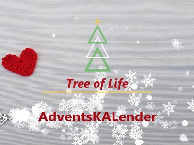 AdventsKALender 2021 - Tag 23 - Wir stricken das Tuch Tree of Life