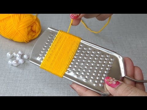 Amazing Hand Embroidery flower design trick | Easy Hand making Latkan design idea:Choli.Blouse