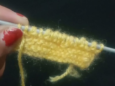 Beautiful single color knitting pattern