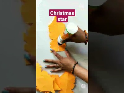 Christmas Star. Paper Craft#shorts#Youtube Shorts