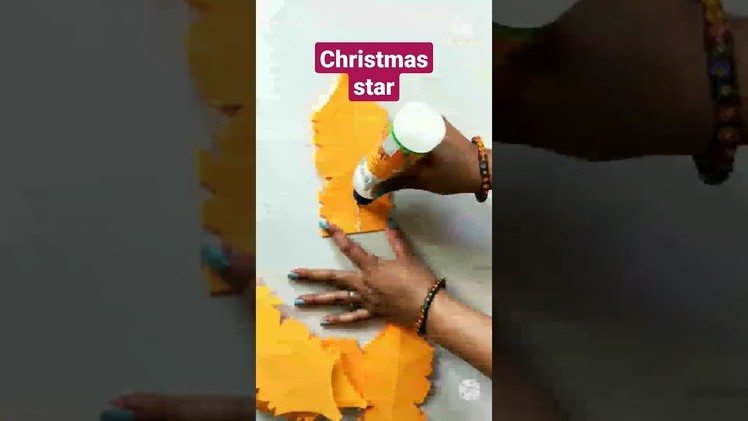 Christmas Star. Paper Craft#shorts#Youtube Shorts