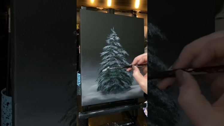 Christmas ????⛄???? tree | lovely panting artwork | oddly tree | #shorts #viral #trending #drawing #color