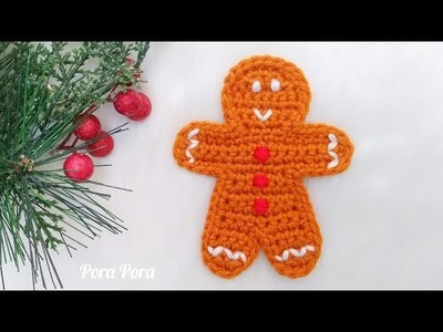 Crochet Gingerbread Man Ornament I Crochet Christmas Ornaments