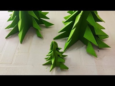 DIY 3D Christmas tree l  Easy & simple Christmas craft l