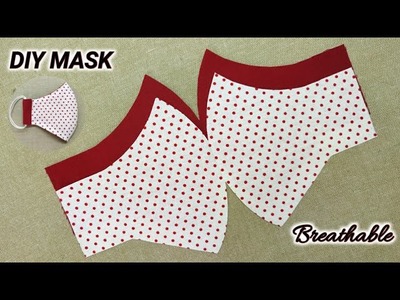 DIY BREATHABLE MASK | Face Mask Sewing Tutorial | How to make Face Mask at Home | DIY Mask